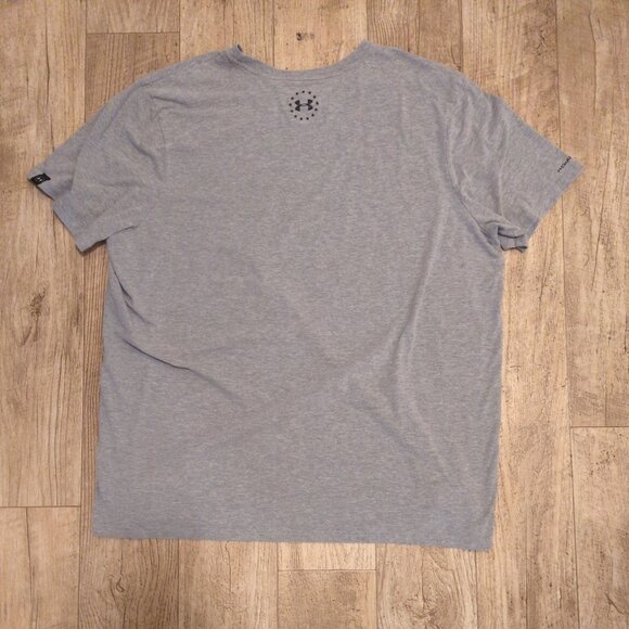 Wounded Warriors Project Under Armour Mens 3XL Gray Short-Sleeve Graphic T-Shirt - Picture 8 of 10